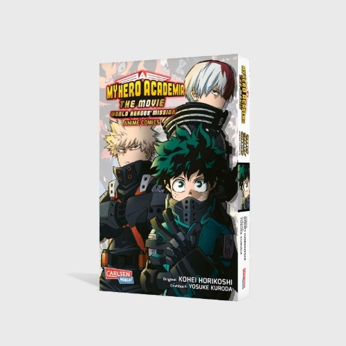 Buchcover und Innenansicht für das Buch: Boku no Hero Academia the Movie: Futari no Hero