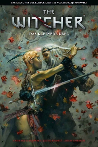Buchcover und Innenansicht für das Buch: The Witcher: Das kleinere Übel