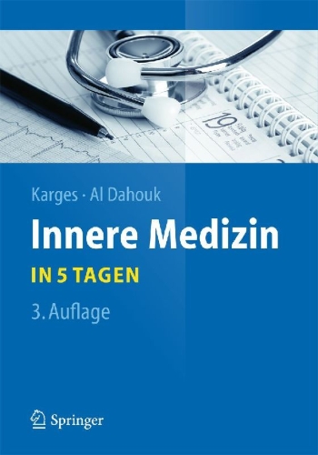 Buchcover und Innenansicht für das Buch: Innere Medizin...in 5 Tagen