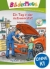 Buchcover und Innenansicht für das Buch: Bildermaus - Ein Tag in der Autowerkstatt