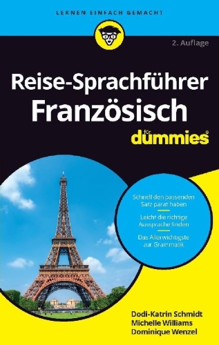Buchcover und Innenansicht für das Buch: Reise-Sprachführer Französisch für Dummies