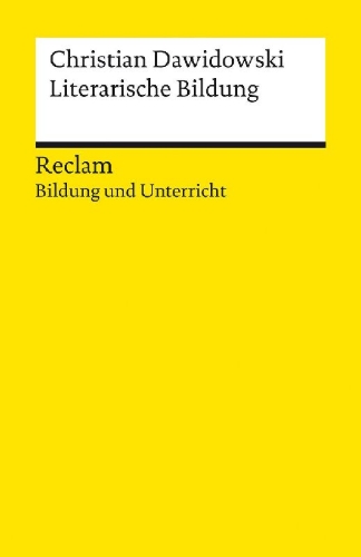 Buchcover und Innenansicht für das Buch: Literarische Bildung