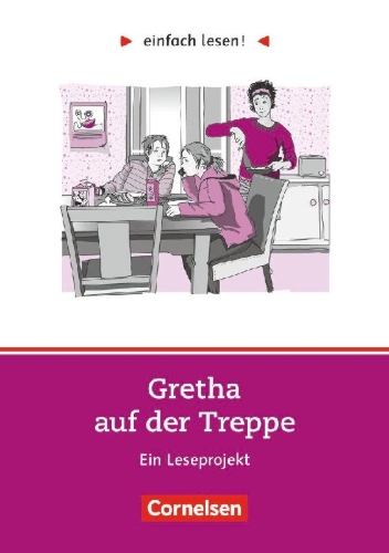 Buchcover und Innenansicht für das Buch: Gretha auf der Treppe
