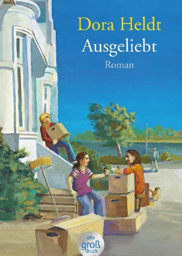 Buchcover und Innenansicht für das Buch: Ausgeliebt. Großdruck