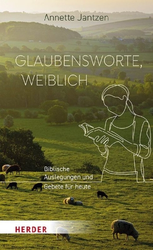 Buchcover und Innenansicht für das Buch: Glaubensworte, weiblich