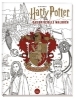 Buchcover und Innenansicht für das Buch: Aus den Filmen zu Harry Potter: Das offizielle Malbuch: Gryffindor