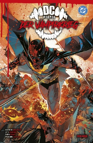 Buchcover und Innenansicht für das Buch: DC vs. Vampires: World War V #7-#12