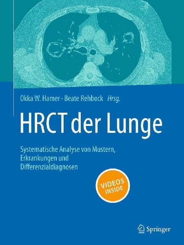 Buchcover und Innenansicht für das Buch: HRCT der Lunge