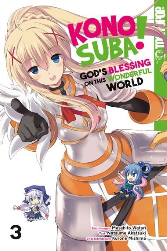 Buchcover und Innenansicht für das Buch: Konosuba! God's Blessing On This Wonderful World! 03