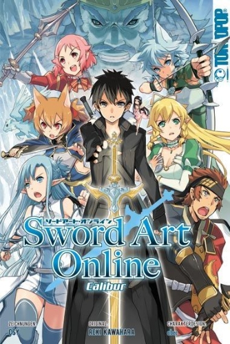 Buchcover und Innenansicht für das Buch: Sword Art Online - Calibur