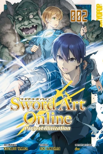 Buchcover und Innenansicht für das Buch: Sword Art Online - Project Alicization 02