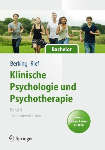 Buchcover und Innenansicht für das Buch: Klinische Psychologie und Psychotherapie für Bachelor