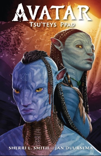 Buchcover und Innenansicht für das Buch: Avatar: Tsu'tey's Path
