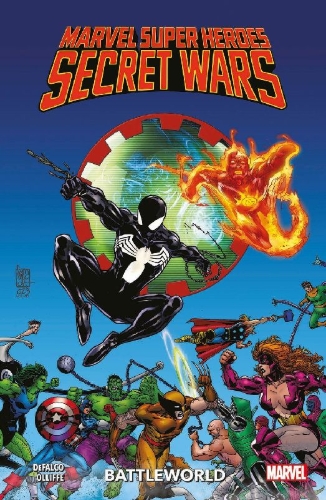 Buchcover und Innenansicht für das Buch: Marvel Super Heroes Secret Wars: Battleworld (2024) #1-#4