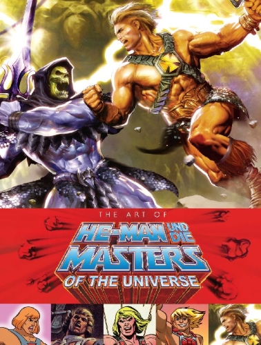 Buchcover und Innenansicht für das Buch: The Art of He-Man and the Masters of the Universe