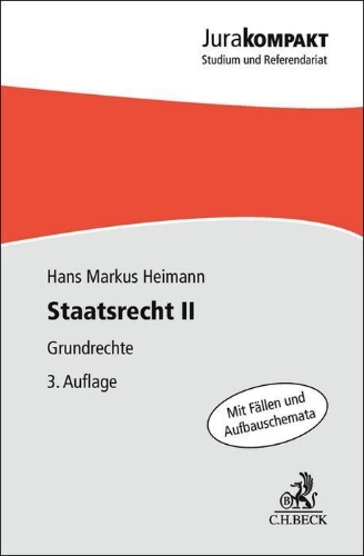 Buchcover und Innenansicht für das Buch: Staatsrecht II
