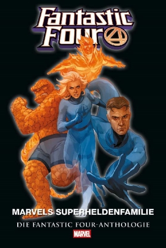Buchcover und Innenansicht für das Buch: Fantastic Four (1961) #1, #112, #200, #232, #3245, #262, #587, Annual #2; Annual #6; Fantastic Four /1998) #1, #60; Fantastic Four: The Wedding Special (2006) #1