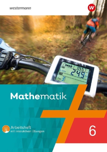 Buchcover und Innenansicht für das Buch: Mathematik 6. Arbeitsheft interaktiven Übungen. Für Rheinland-Pfalz, Saarland und Baden-Württemberg