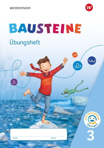 Buchcover und Innenansicht für das Buch: BAUSTEINE Sprachbuch und Spracharbeitshefte 3. Übungsheft mit interaktiven Übungen