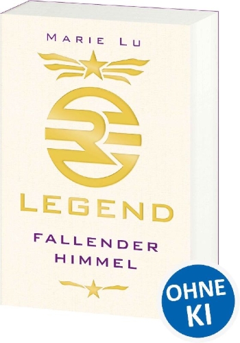 Buchcover und Innenansicht für das Buch: Legend 01 - Fallender Himmel