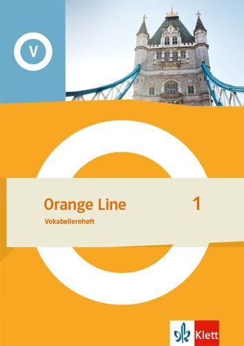 Buchcover und Innenansicht für das Buch: Orange Line 1. Vokabellernheft Klasse 5