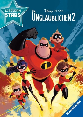 Buchcover und Innenansicht für das Buch: Leselernstars: Disney / Pixar - Die Unglaublichen 2