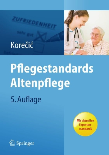 Buchcover und Innenansicht für das Buch: Pflegestandards Altenpflege