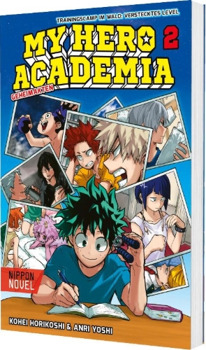 Buchcover und Innenansicht für das Buch: Boku no Hero Academia Yuuei Hakusho