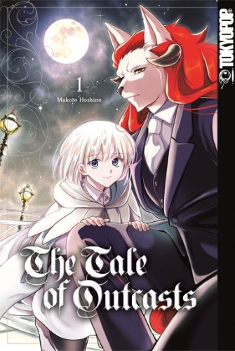 Buchcover und Innenansicht für das Buch: The Tale of Outcasts 01