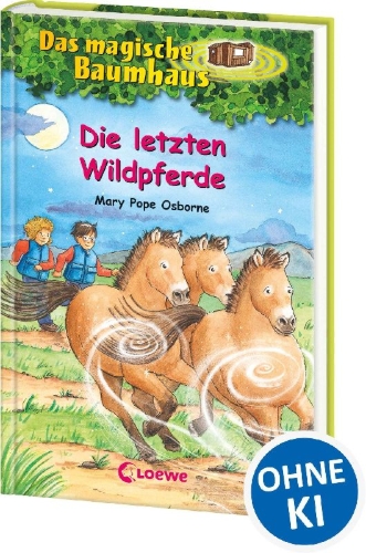 Buchcover und Innenansicht für das Buch: Das magische Baumhaus (Band 63) - Die letzten Wildpferde