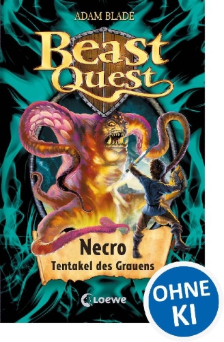 Buchcover und Innenansicht für das Buch: Beast Quest 19. Necro, Tentakel des Grauens
