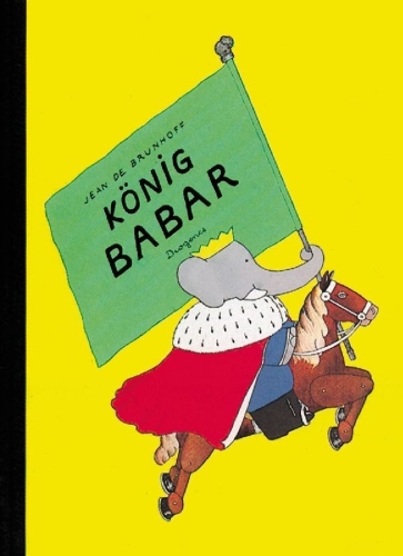 Buchcover und Innenansicht für das Buch: Le Roi Babar