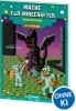 Buchcover und Innenansicht für das Buch: Math Fun for Minecrafters: Grades 3 and 4