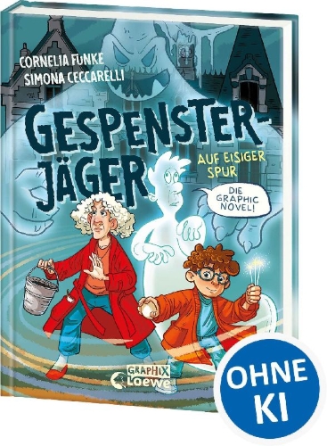 Buchcover und Innenansicht für das Buch: Gespensterjäger auf eisiger Spur (Band 1) - Die Graphic Novel