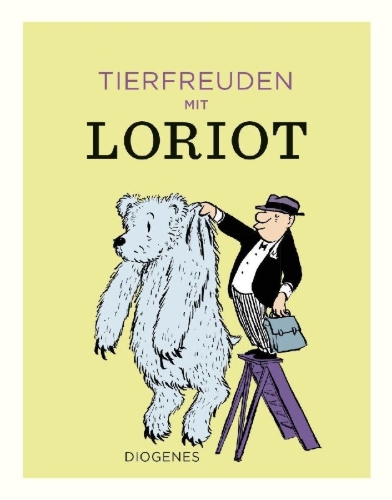 Buchcover und Innenansicht für das Buch: Tierfreuden mit Loriot