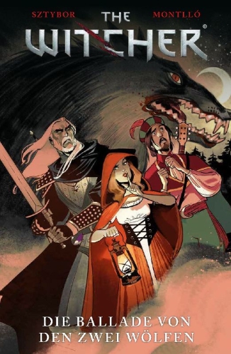 Buchcover und Innenansicht für das Buch: The Witcher: The Ballad of two Wolves #1-#4