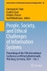 Buchcover und Innenansicht für das Buch: People, Society, and Ethical Challenges of Information Systems