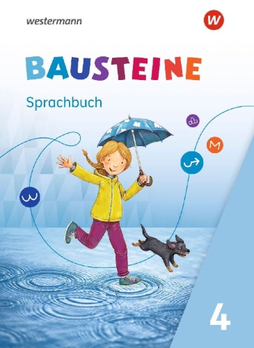 Buchcover und Innenansicht für das Buch: BAUSTEINE Sprachbuch 4