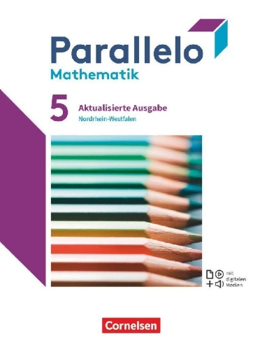 Buchcover und Innenansicht für das Buch: Parallelo 5. Schuljahr. Nordrhein-Westfalen - Ausgabe 2022 - Schülerbuch