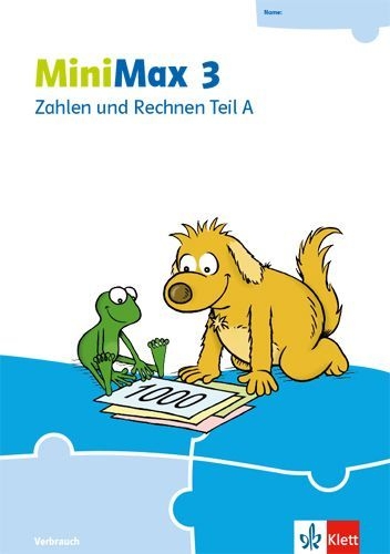 Buchcover und Innenansicht für das Buch: MiniMax 3. Themenheft Zahlen und Rechnen A - Verbrauchsmaterial