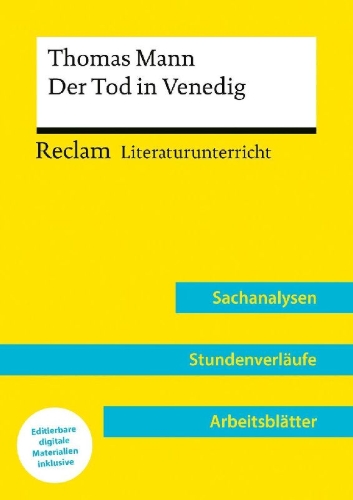 Buchcover und Innenansicht für das Buch: Thomas Mann: Der Tod in Venedig