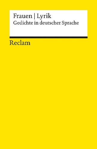 Buchcover und Innenansicht für das Buch: Frauen Lyrik. Gedichte in deutscher Sprache
