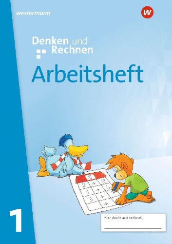 Buchcover und Innenansicht für das Buch: Denken und Rechnen 1. Arbeitsheft. Für Grundschulen in den östlichen Bundesländern