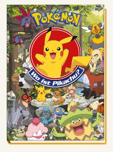 Buchcover und Innenansicht für das Buch: Pokémon: Wo ist Pikachu?