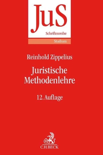 Buchcover und Innenansicht für das Buch: Juristische Methodenlehre