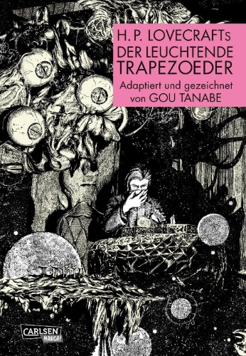 Buchcover und Innenansicht für das Buch: Yami ni Hau Mono Lovecraft Kessakushu