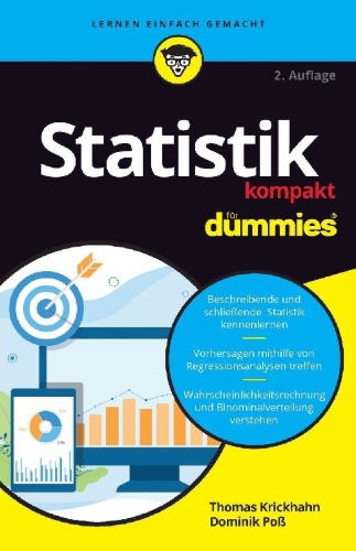 Buchcover und Innenansicht für das Buch: Statistik kompakt für Dummies