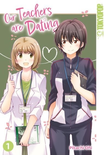 Buchcover und Innenansicht für das Buch: Our Teachers are Dating 01