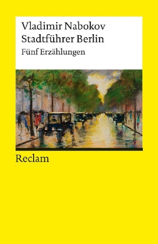 Buchcover und Innenansicht für das Buch: Stadtführer Berlin. Fünf Erzählungen