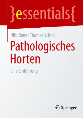 Buchcover und Innenansicht für das Buch: Pathologisches Horten